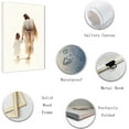 thumbnail image 4 of ZHONGYUTONG Jesus Canvas Wall Art God and Girl Back View Pictures Prints Christian Spiritual Poster Watercolor Artwork for Prayer Room Living Room Framed (12.00" x 18.00"), 4 of 5
