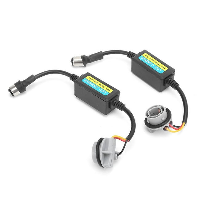 Lot de 2 décodeurs LED 1157 5 W 12-24 V, résistance de charge, avertissement de flash, Canbus, sans erreur, pour voiture