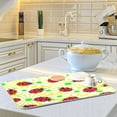 thumbnail image 5 of SKYSONIC Dish Drying Mat for Kitchen Counter Ladybug and Flowers Eco Friendly Drying Mat - Easy to Clean Heat Resistant Dish Mat - 18x24, 5 of 6