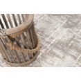 thumbnail image 4 of LaDole Rugs Grey Ivory Textured Modern Rustic Area Rug | Large Carpet For Living Room, Bedroom, Kitchen, Dining, Home Office Floor Décor | 8x10 ft, 4 of 5