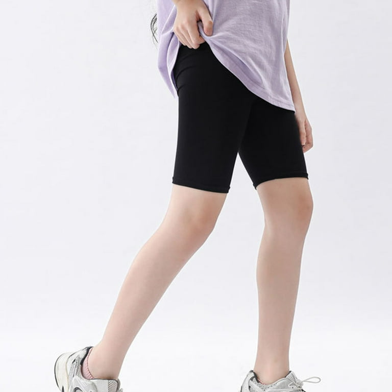 short leggings for under dresses Wnegstg Ultra Thin Stretch Short Leggings Women's Ultra Thin Stretch Short Leggings Under Dress Slip Shorts Shapewear Shorts for Women Tummy Control,