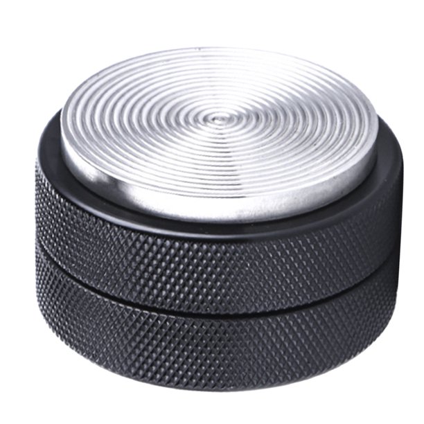 Herramienta de de acero inoxidable con nivelador de manipulación de Negro Sunnimix Tamper de café ajustable