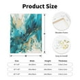 thumbnail image 2 of Rateoe Abstract Ocean Currents Pattern Decorative Picture – Unique Modern Wall Art, Ready-to-Hang Canvas Print for Home (Vertical), 2 of 6