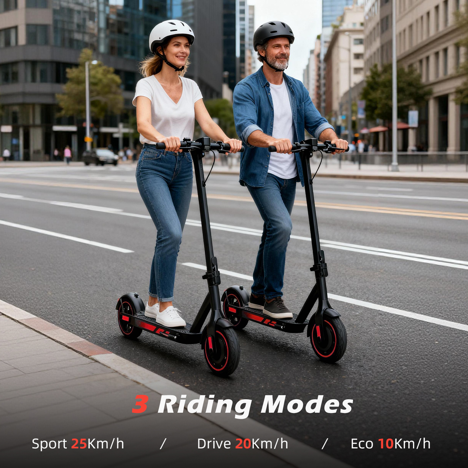 Portable Foldable Adults Electric Scooter for Teens,Fastest High Speed 25mph,Long Range 25Miles,500W Lightweight Escooter for Commuting,10" Air Tires