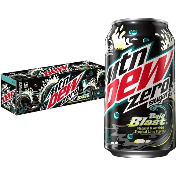Mountain Dew Baja Blast Zero Sugar - 12pk/12 fl oz Cans
