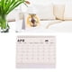 thumbnail image 5 of Calendario Abatible Hacia Atrás, Páginas Decorativas Brillantes Calendario Divertido De Trasero De Gato 12 Meses Con Espacio Para Notas Para Sala De Estar Para Oficina ANGGREK Descripción de la referencia, 5 of 5