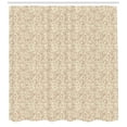 thumbnail image 3 of Ambesonne Beige Shower Curtain, Retro Art Nouveau, 69"Wx75"L, Beige Redwood, 3 of 3
