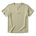 thumbnail image 6 of Men's Casual Sport Top Short Sleeve V-Neck T-Shirt Tops Quick Dry Breathable Moisture Wicking Workout Gym Training Running Essential Gift For Him | JASKFLY,Beige L, 6 of 8