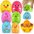 thumbnail image 1 of Juguete de baño con forma de huevera apilable ArtCreativity, juego de 9 para niños, 1 of 8