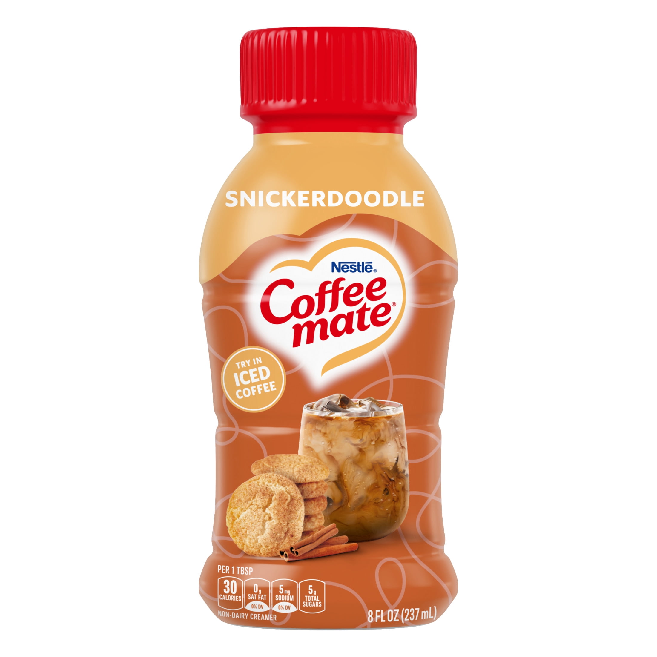 Coffee mate Snickerdoodle Flavored Coffee Creamer, Non Dairy Coffee Creamer 8 fl oz