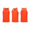 thumbnail image 5 of Busydd Mens Tank Top Breathable Comfy Round Neck Sleeveless Undershirts Casual Solid Color Running Workout Shirts for Men 2XL, 5 of 9