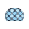 thumbnail image 7 of Portable Bags Clutch Pouch Zipper Smooth Built-In Compartment For Travel Vacation Business Camping Argyle Plaid Lightskyblue_49288_2, 7 of 7