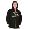 thumbnail image 5 of May Mass Acceleration With You Space Zip Up Hoodie Men's Women's Brisco Brands S, 5 of 6