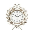 thumbnail image 3 of Reloj de pared creativo, reloj decorativo, montaje en pared, adorno artístico de pared, reloj de pared moderno para comedor, estudio, oficina Dorado, 3 of 8