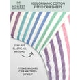 thumbnail image 3 of Honest Baby Clothing Organic Cotton Boy/Girl Fitted Crib Sheet, 3 of 6