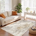 thumbnail image 5 of UERMEI 3'x5' Small Area Rugs for Entryway, Machine Washable Ultra-Thin Soft Rug, Non Slip Indoor Door Mats, Throw Rug for Bedroom Hallway, Laundry Room Carpets, Gray Gold, 5 of 6