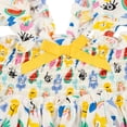 thumbnail image 4 of Oodles Multi-Colored Sassy Summer Icons Ruffled Spring Dog Dress, XS, 4 of 7