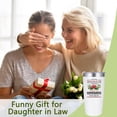 thumbnail image 4 of Daughter in Law Gifts Idea, To My Dear Daughter in Law Gifts from Mother in Law, Gifts for Daughter in Law Tumbler Cup, Thank You Gifts for Future Daughter in Law(20 Oz, White), 4 of 6