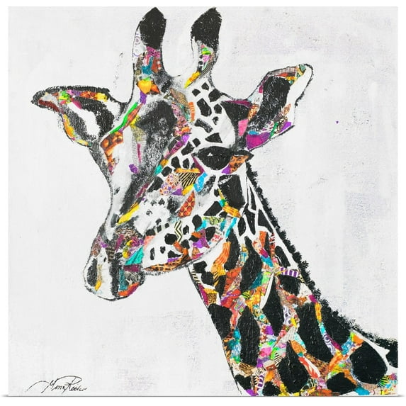 Great BIG Canvas | "Safari Collage II" Art Print - 20x20