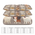 thumbnail image 2 of 3 Pcs Soft Bedding Set, Includes 1 Duvet Cover with Zipper And 2 Pillow,Shams Cartoon Cute Dog Twin(86"x70"), 2 of 8