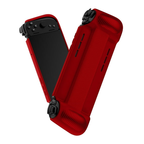 SOATUTO Case for Razer Edge 5G / Wifi Protective Silicone Hard Case Back Cover for Razer Edge 5G / Razer Edge Wifi Model 6.8 Inch Anti-Slip Soft Silicone Shockproof Protective Cover - Red