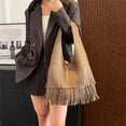 thumbnail image 4 of Bolso Retro Hombro para Mujer Borla Cuero PU Slouchy Viajes, 4 of 9