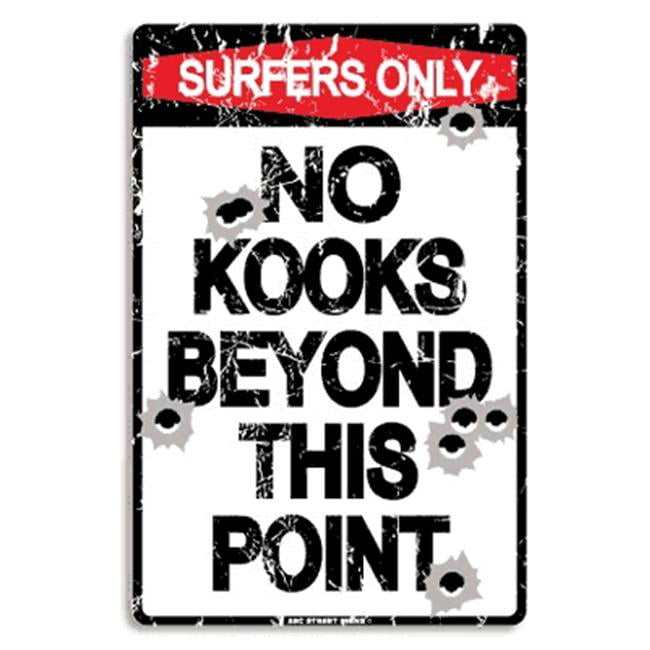 Caution No Tractor Trailers Beyond This Point Warning Notice Aluminium Metal 12x18 Sign Plate