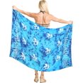 thumbnail image 2 of HAPPY BAY Women's Beachwear Sarong Coverups Bikini Skirt Swim Cover up Summer Wraps Bathing suit Swimwear Beach Wrap Skirts for Women One Size Turquoise, Dolphin, 2 of 5