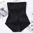 thumbnail image 4 of Women's Tummy Control Shapewear Panties Hi-Waist Body Shaper Butt Lifter Slimming Briefs - Black - XL, 4 of 6