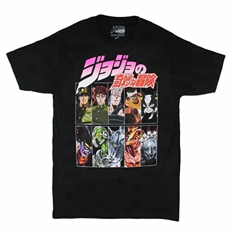 ジョジョ t-shirt JoJo's Bizarre Adventure Stardust Crusaders Joestar Group Men's