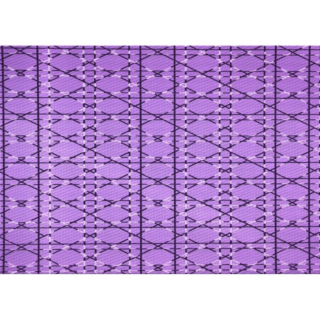 Ahgly Tapis Rectangulaire Lavable en Machine Intérieur Transitionnel Violet Violet, 7 Pieds x 9 Pieds