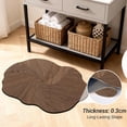 thumbnail image 4 of Ywbawe 40x60 cm Wood Grain Diatomite Stone Bathroom Floor Mat Quick Dry Water Absorbent Non Slip Shower Rug for Bathroom Entrance, 4 of 6