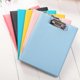 thumbnail image 4 of Folding Clipboard with Clear Internal Pocket Conference Folder with Clipboard Leather Clipboard Folder for Office Yellow, 4 of 4