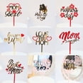 thumbnail image 2 of 2023 Happy Mother's Day Cake Topper Acrylic Gold Mum Best Mom Cake Topper for Mommy Mother's Day Birthday Party Cake Decorations Gao Jinjia LED, 2 of 2