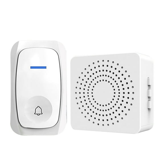 Wireless Doorbell Household Intelligent Ultra Long Range Remote Control Doorbell USB Powered Call Reminder,Wireless Smart Door Bell