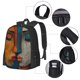 thumbnail image 2 of Fotbe Abstract Colorful Duality Mochila para Hombre y Mujer - Tela Oxford 600D Resistente - Mochila Impermeable de Gran Capacidad para Escuela, Viajes y Senderismo, 2 of 6