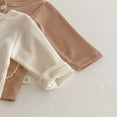 thumbnail image 5 of MZXELPRJD Baby Girl Long Sleeve Romper 2025 Doll Collar Bodysuit Spring New Arrival Kids Clothing Baby Girls 0-3m Baby Girls Outfits Outfit for Girls 7-8, 5 of 9