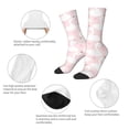 thumbnail image 3 of Bingfone Compression Socks for Women and Men Long Socks for Running Athletic Cycling Nurse- Swan1, 3 of 6