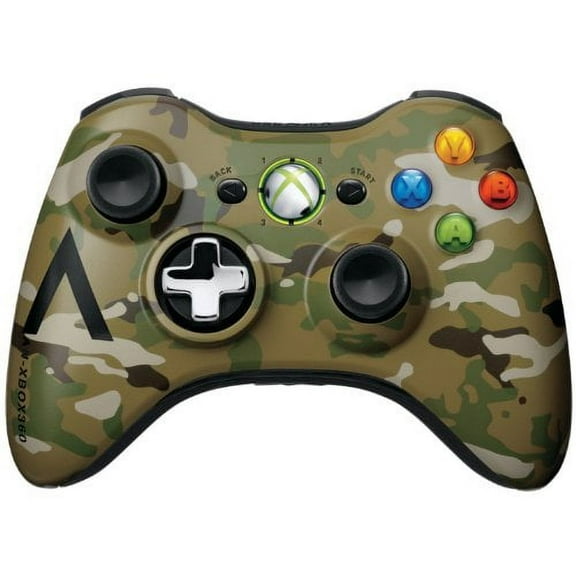 Restored Microsoft OEM Wireless Controller Camouflage For Xbox 360 (Refurbished)