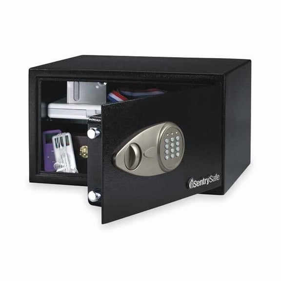 Sentry Safe Safe, 0.98 cu ft, 24 lb, Not Rated Fire Rating X105P