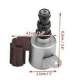 thumbnail image 2 of 2X Automatic Transmission Shift Control Lock Up Solenoid for Accord 28400-P6H-003 28500-P6H-013(Brown),2 * Transmission Solenoids,Brown&Silver, 2 of 2