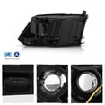 thumbnail image 2 of AKKON - For 2016-2018 Dodge Ram 1500 2500 3500 & 19-22 1500 Classic Projector LED Headlights OE Black Bazel - Left, 2 of 6