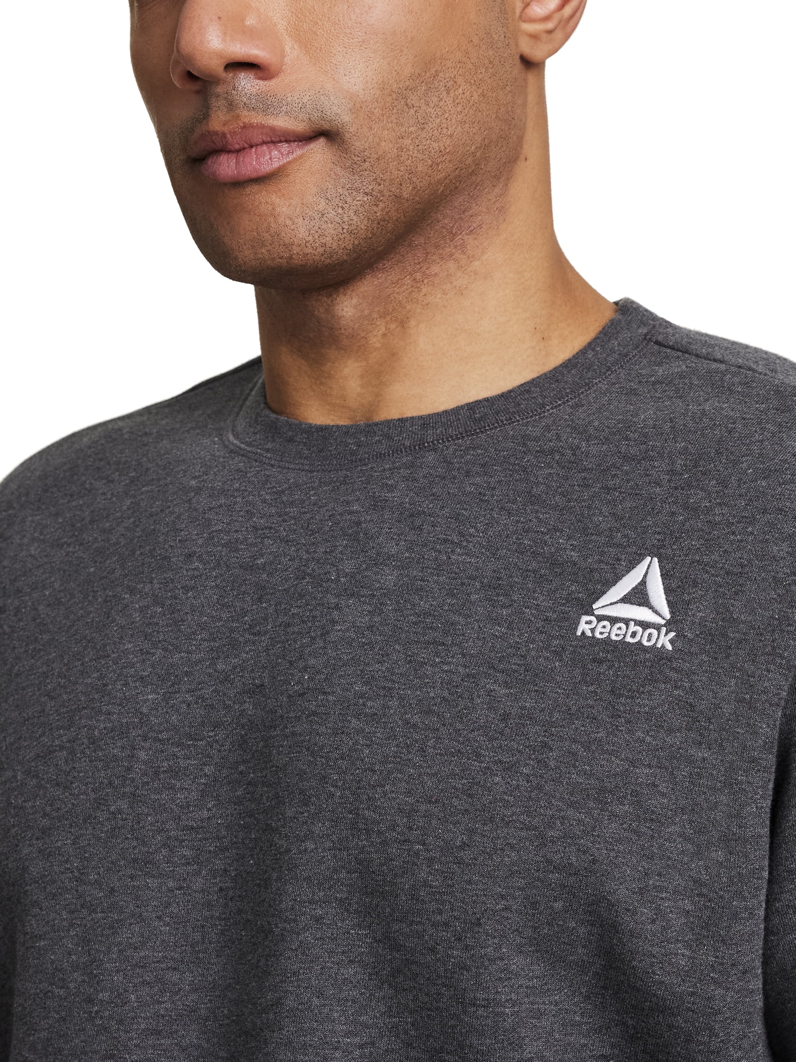 Reebok Men's and Big Men's Game Day Fleece Crewneck Sweatshirt, Sizes XS-5XL