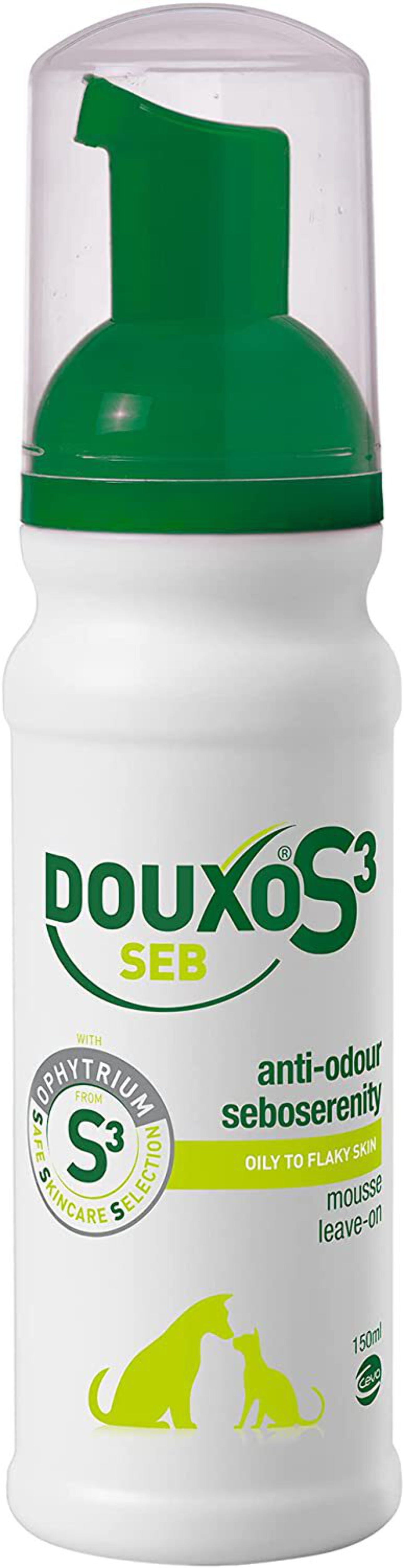 Douxo S3 SEB Mousse 5.1 oz Relief For Seborrhea In Dogs And Cats