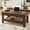 Brown, variant on Farmhouse Coffee Table with Storage, 47.2" Coffee Table with Drawer & Open Storage Shelf, Rectangular Center Tables with Sturdy Construction, Easy Clean Surface, Brown