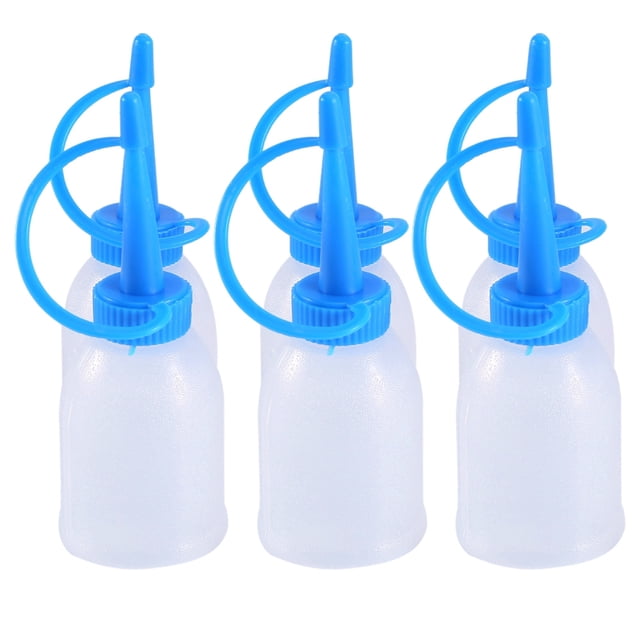 VIFERR Dispensador de Aceite Industrial 6 unids/Bolsa 30 ML Gel de Pegamento Industrial Aceite de plástico Botella vacía dispensador de Chorro
