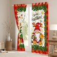 thumbnail image 3 of Manfei Merry Christmas Blackout Curtains Set of 2 (52x84 Each),Cartoon Xmas Gnome Window Curtains,Rustic Xmas Flower Curtains and Drapes For Girl,Luxury Bedroom Decor, 3 of 6