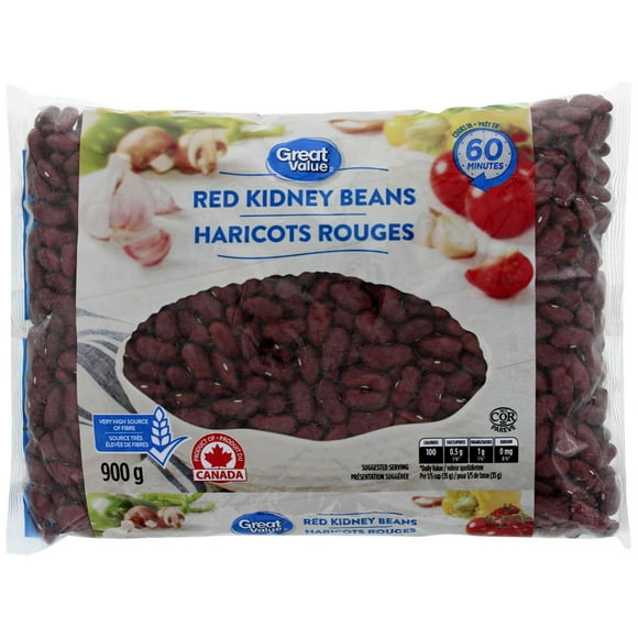 Haricots rouges Great Value 900 g