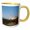 Yellow/White, variant on 3drose, East Quoddy Lighthouse, New Brunswick, Canada-cn04 Krs0001 - Keith and Rebecca Snell, 11oz Two-tone Yellow Mug