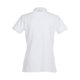 thumbnail image 3 of Clique - Polo Premium de Elástico para Mujer (Blanco), 3 of 4